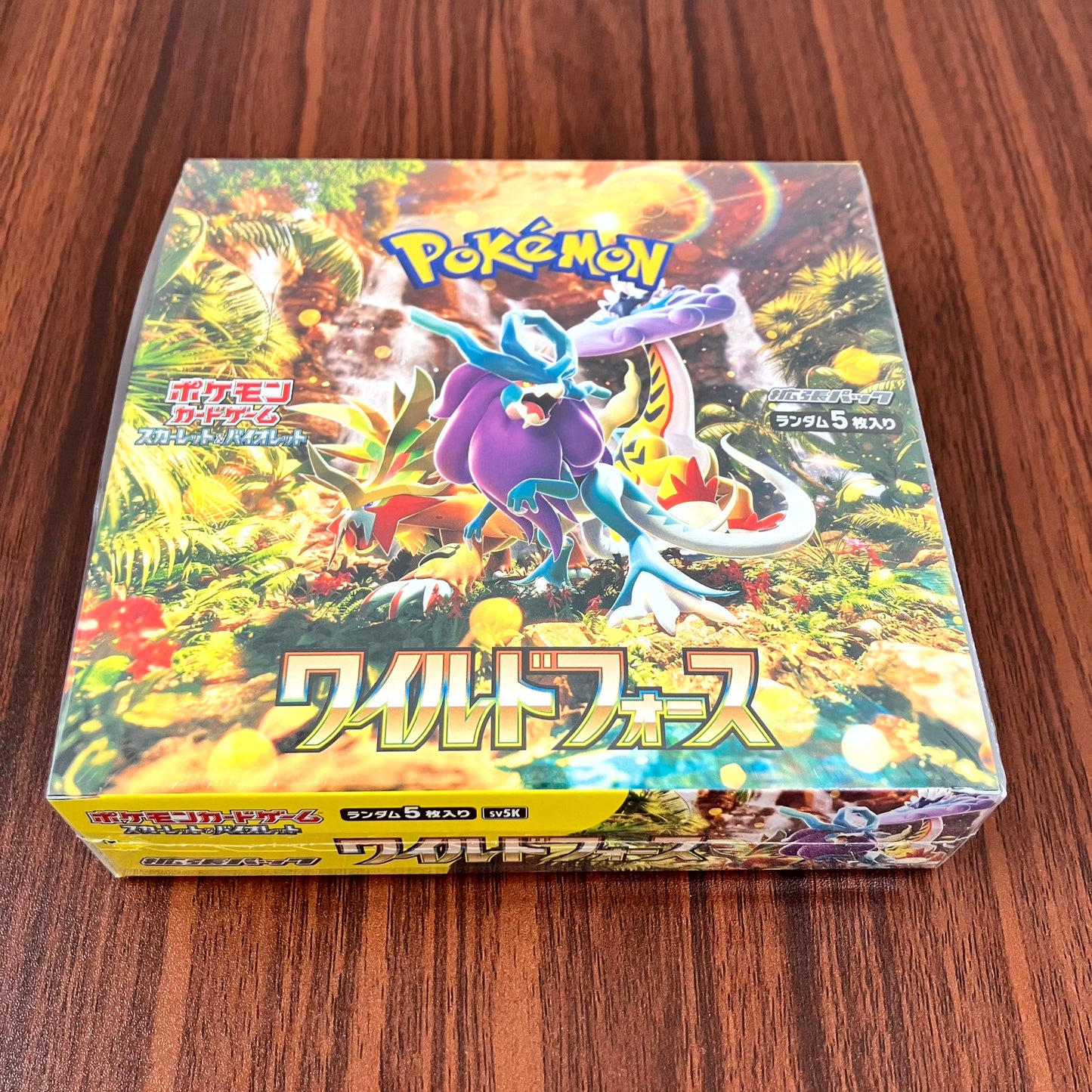 Pokemon Card Wild Force Booster Box Japanese SV5K With Shrink Wrap