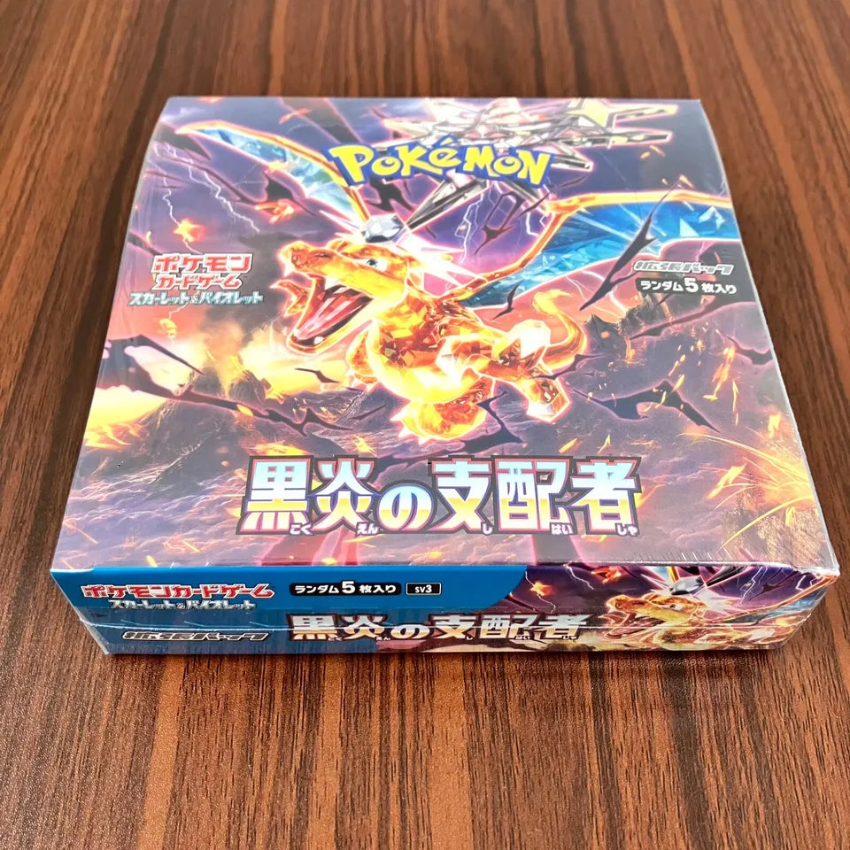 Pokemon Card Ruler of the Black Flame Booster Box Japanese SV3 With Shrink Wrap