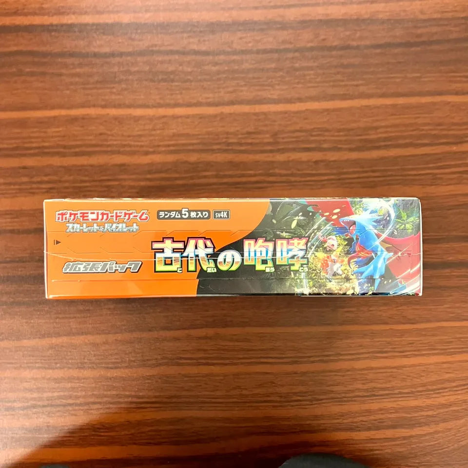 Pokemon Card Ancient Roar Booster Box Japanese SV4K With Shrink Wrap