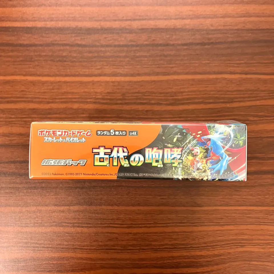 Pokemon Card Ancient Roar Booster Box Japanese SV4K With Shrink Wrap